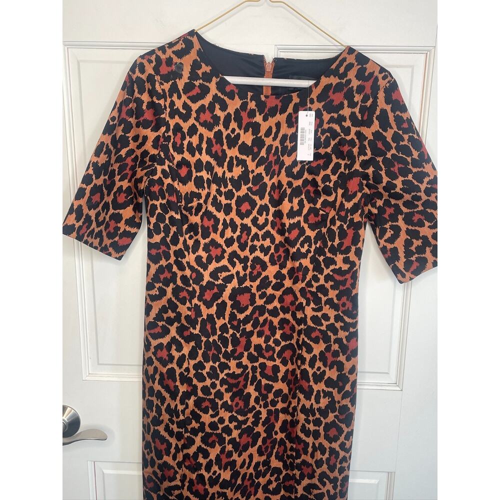 NWT J. Crew Women's Elbow-Sleeve Sheath Dress Sz 2 Lady-Like Modern READ - Picture 2 of 13